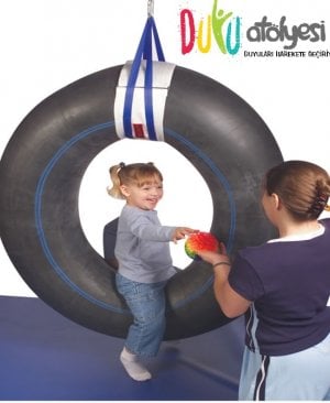 Tube Swing Lastik Şamyel Teker Salıncak